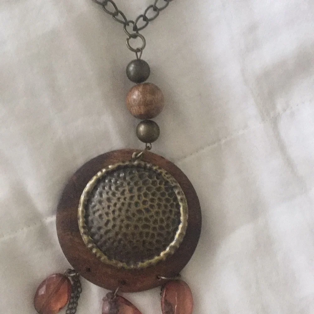 Multi-Media Shirt Necklace